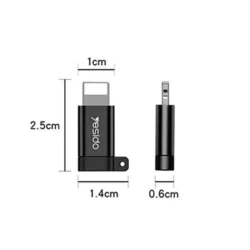 تبدیل Lightning به MicroUSB یسیدو Yesido GS05