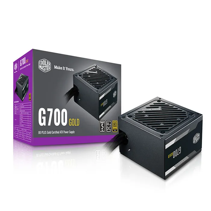 پاور کامپیوتر کولر مستر 700 وات غیر ماژولار مدل Coolermaster G700 GOLD