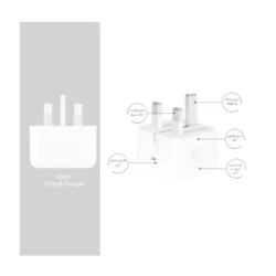 شارژر دیواری اپل مدل Apple 20W 3pin USB-C Power Adapter