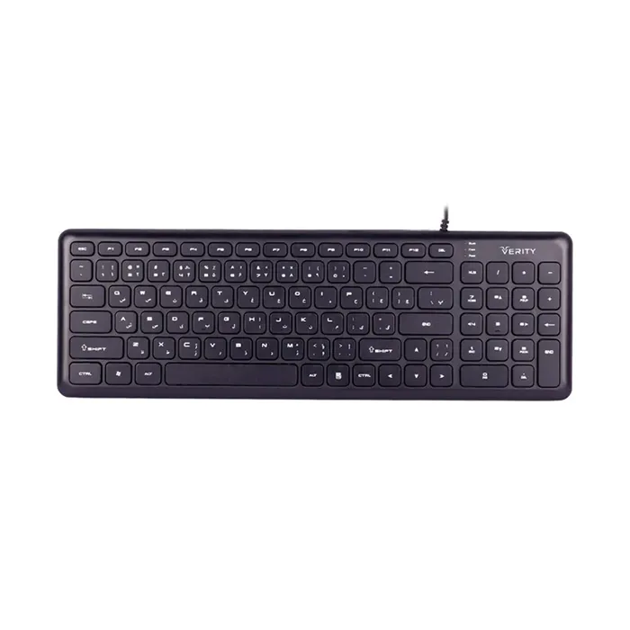 کیبورد سیم دار اداری | خانگی وریتی Verity V-KB6130
