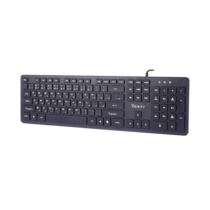 کیبورد سیم دار اداری | خانگی وریتی Verity V-KB6137