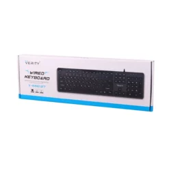 کیبورد سیم دار اداری | خانگی وریتی Verity V-KB6137