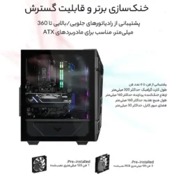 کیس کامپیوتر گیمینگ ایسوس مدل ASUS TUF Gaming GT301