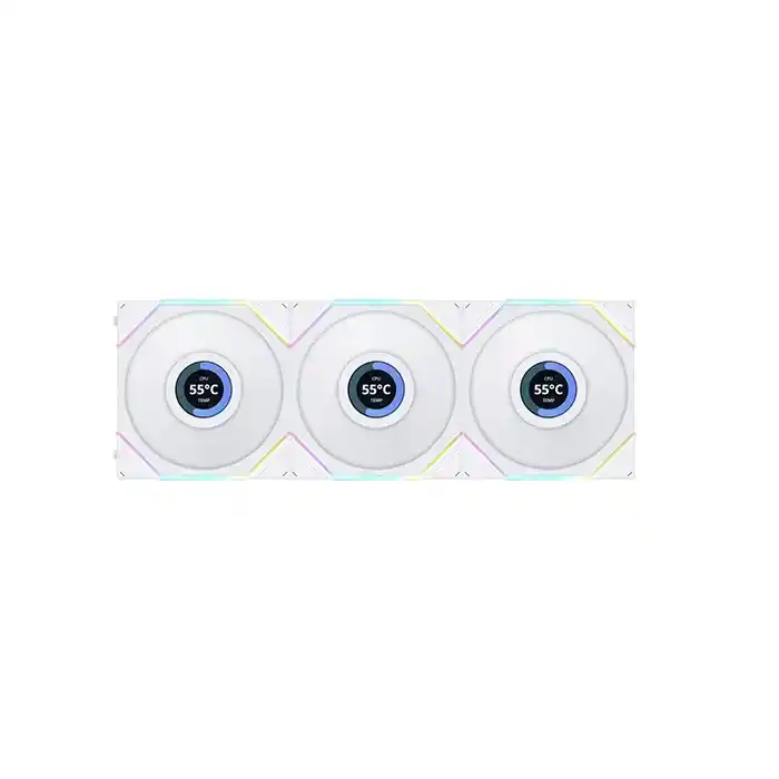 فن خنک کننده کیس بادی لیان لی مدل Lian Li UNI FAN TL 120 LCD White 1