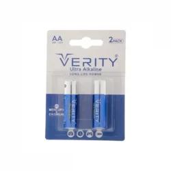 باتری قلمی وریتی مدل Verity LR6-U Ultra Alkaline بسته دو عددی