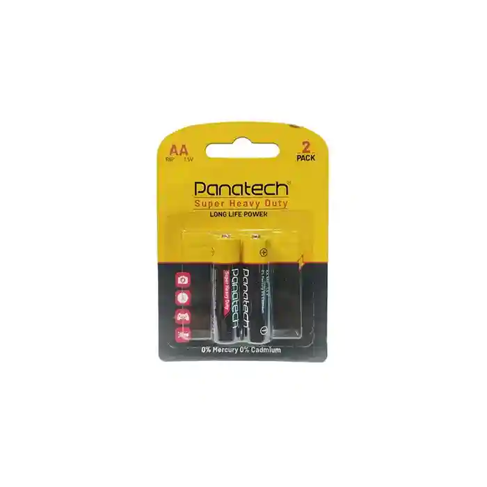 باتری قلمی پاناتک مدل Panatech Super Heavy Duty بسته دو عددی باتری قلمی پاناتک مدل Panatech Super Heavy Duty بسته دو عددی