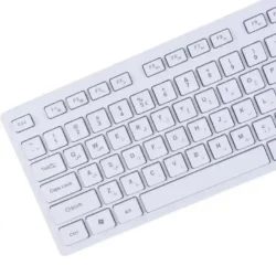 کیبورد سیم دار اداری خانگی سفید دی نت مدل D-NET DT-991