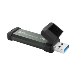 اس اس دی اکسترنال سیلیکون پاور مدل MS70 ظرفیت یک ترابایت به همراه تبدیل USBبه TYPE C